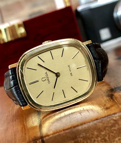 omega de ville gold watch vintage|affordable vintage omega watches.